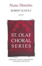 Nunc Dimittis SSATB choral sheet music cover